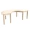 Flash Furniture 29.5 in W, 59 in L, 18 in H, Beechwood, Birch Plywood, Beech MK-ME088014-GG - alternate 1